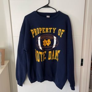 Vintage Notre Dame Sweatshirt - XL
